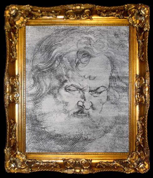 framed  Albrecht Durer Head of St.Peter, ta009-2
